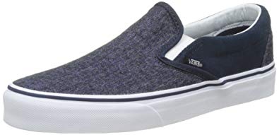 Vans Men's Classic Slip On (Suede & Suiting) Skateboarding Shoes